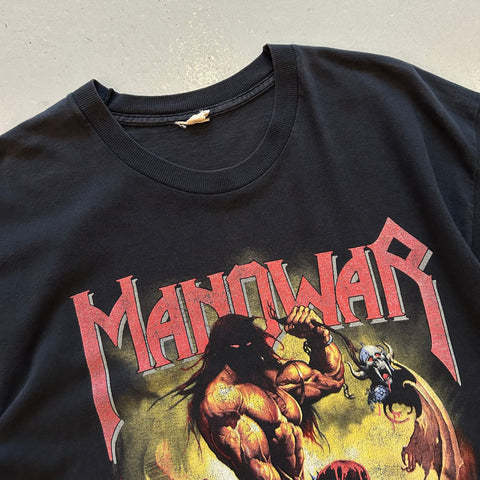 Vintage 1997 Manowar 'Hell On Wheels' T-Shirt