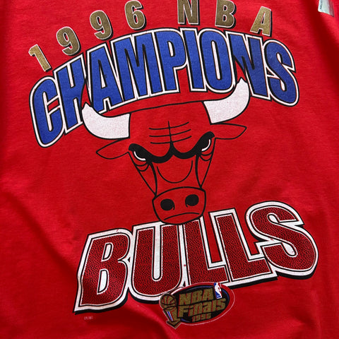 Vintage 1996 Chicago Bulls 'NBA Champions' T-Shirt