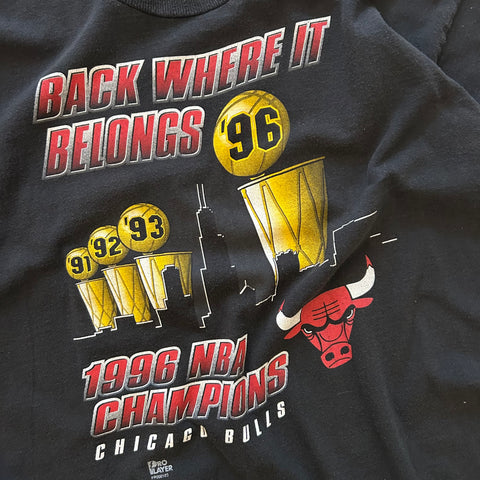 Vintage 1996 NBA Champions Chicago Bulls T-Shirt