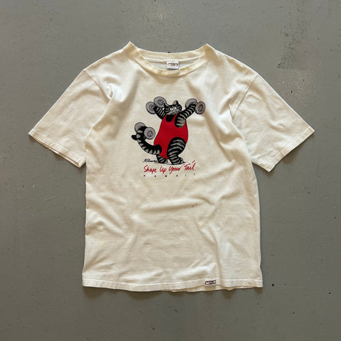 Vintage 90s Shape Up Your Tail Hawai T-Shirt