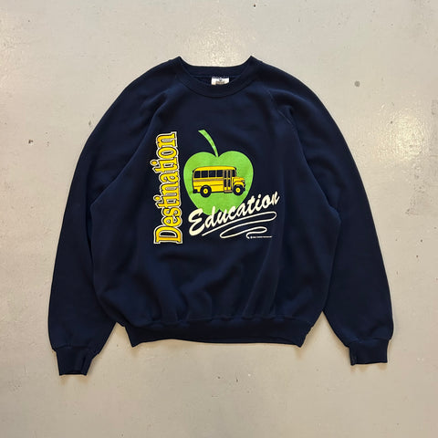 Vintage 1990 Destination Education Sweatshirt