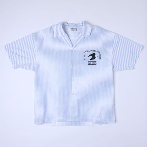 Sabbatical Postal Service Shirt Blue White