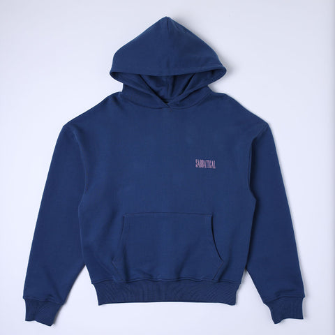 Sabbatical Ransom Letter Hoodie Navy