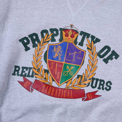 Sabbatical Recycle Program Crewneck Property Of Rein Teen Tours