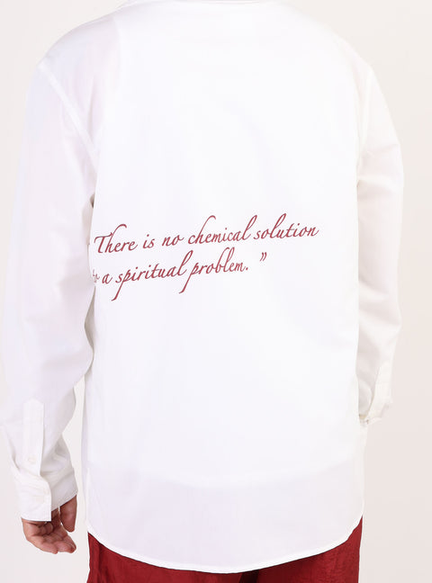 Sabbatical Wine Solution Shirt White
