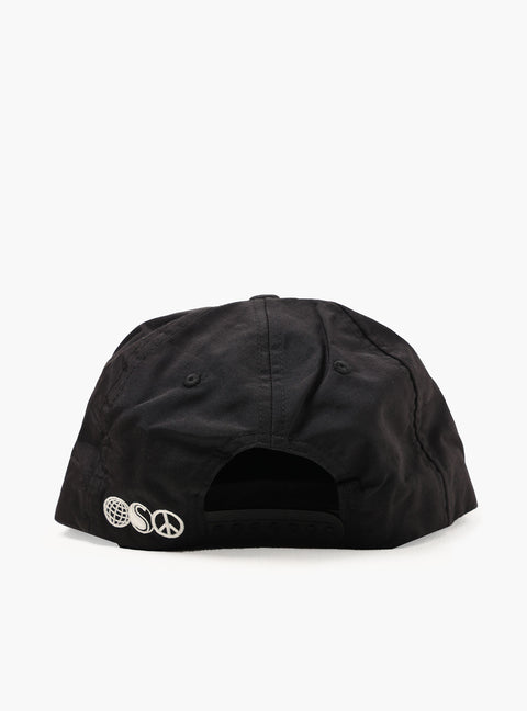Sabbatical Script Logo Cap Black