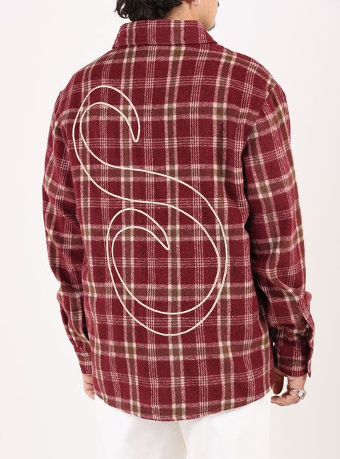 Sabbatical Salvatore Flannel Shirt Cabernet