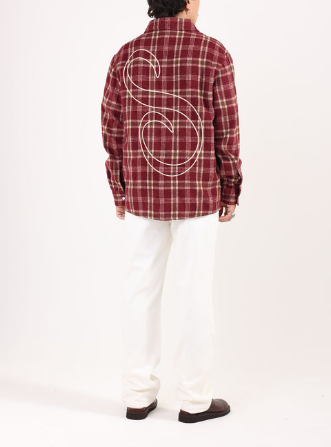Sabbatical Salvatore Flannel Shirt Cabernet