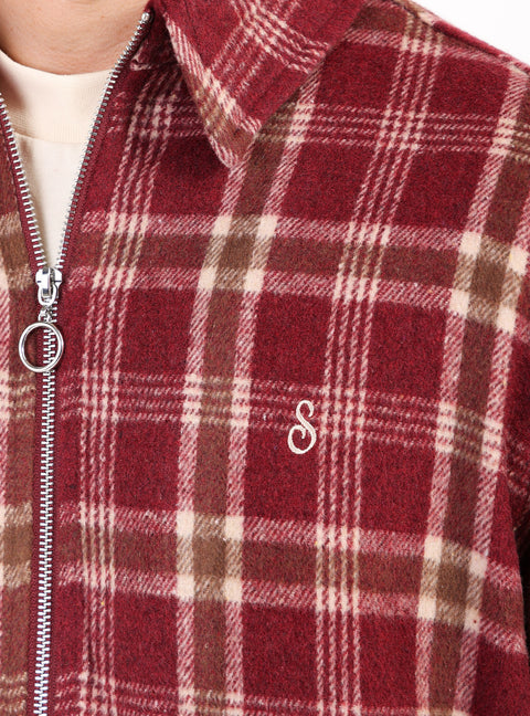 Sabbatical Salvatore Flannel Shirt Cabernet