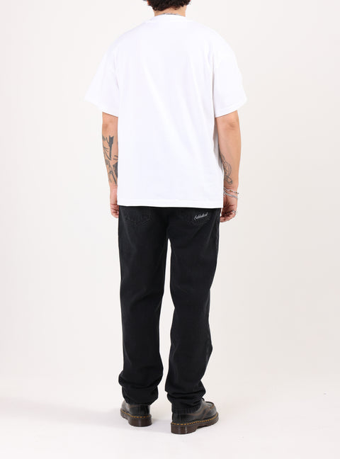 Sabbatical Logo T-Shirt White Black