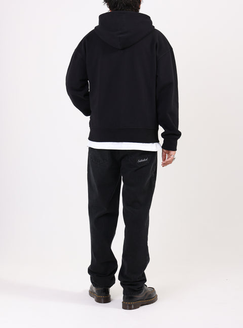 Sabbatical Tablecloth Zip Hoodie Black