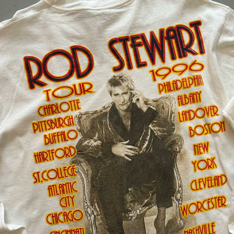 Vintage 1996 Rod Stewart 'Live In Concert' Long Sleeve Shirt
