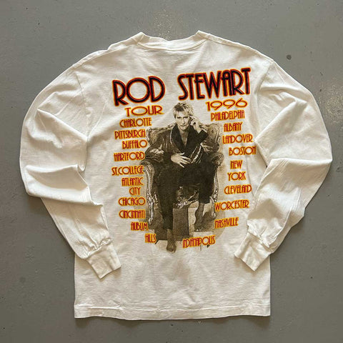 Vintage 1996 Rod Stewart 'Live In Concert' Long Sleeve Shirt