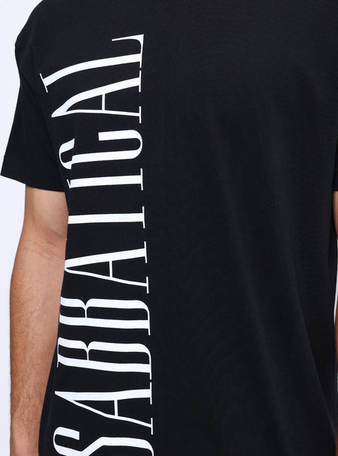 Sabbatical Sabbatical Logo T-Shirt Black"