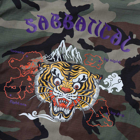 Sabbatical Recycle Program Army Camo Jacket 'Lasky'