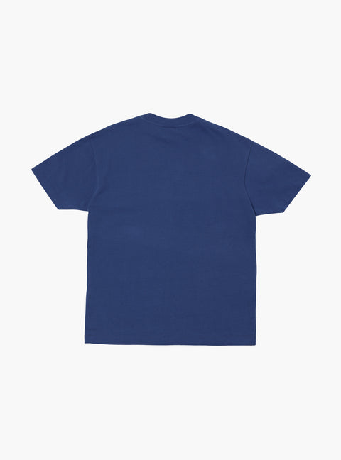 Sabbatical Logo T-Shirt Night Blue White