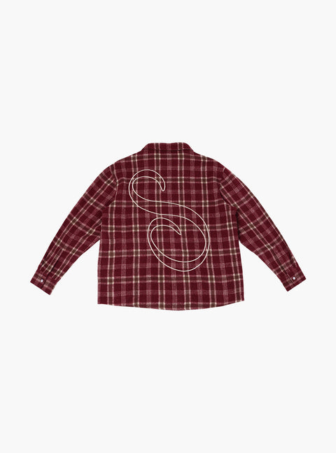 Sabbatical Salvatore Flannel Shirt Cabernet