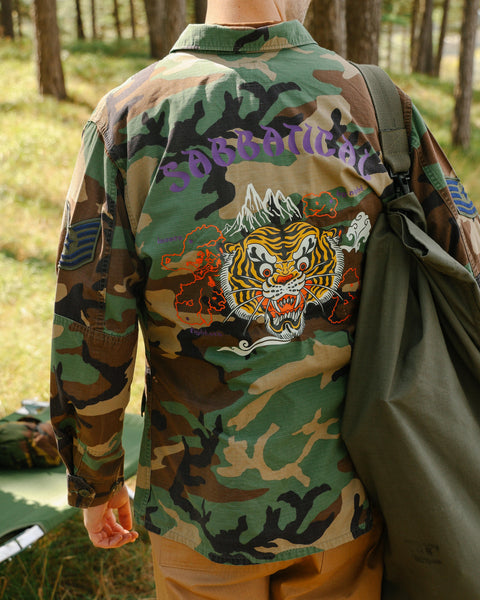 Sabbatical Recycle Program Army Camo Jacket 'Wilson'