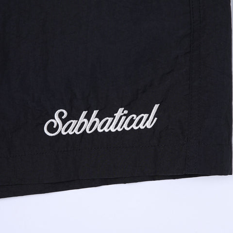 Sabbatical Script Shorts Black