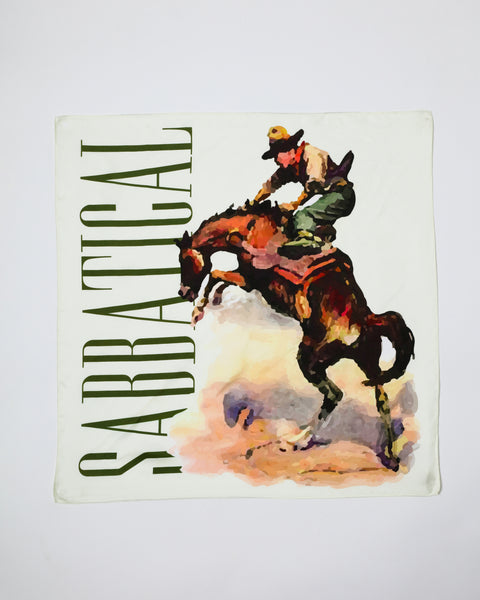 Sabbatical Stallion 2 Silk Scarf AOP