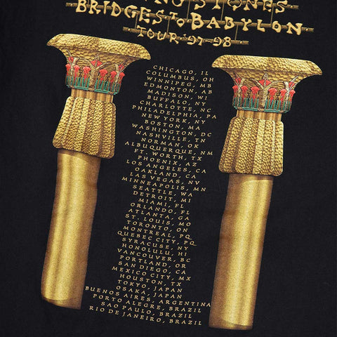 Vintage 1997 The Rolling Stones Bridged To Babylon Tour T-Shirt