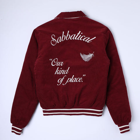 Sabbatical Forrest Varsity Jacket Sapphire Red