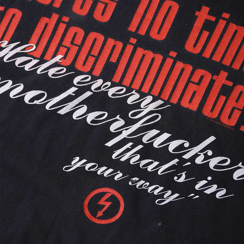 Vintage 1997 Marilyn Manson 'There's No Time To Discriminate' T-Shirt