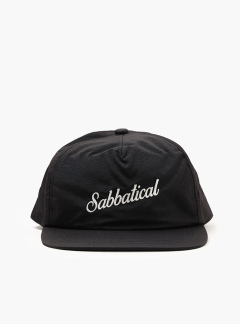 Sabbatical Script Logo Cap Black