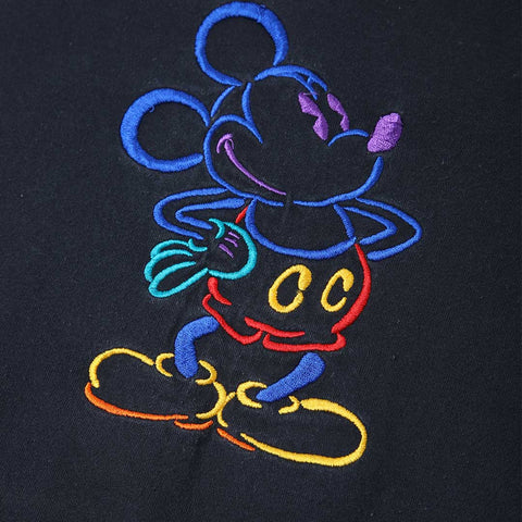 Vintage 90s Mickey Mouse Embroidered T-Shirt