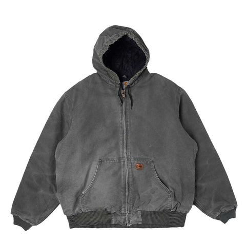 Vintage Carhartt Hooded Work Jacket Olive