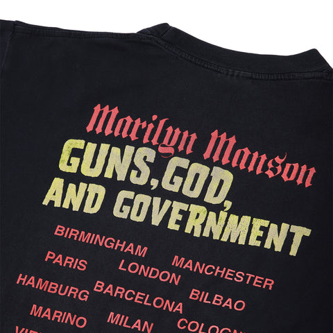 Vintage 2000 Marilyn Manson 'God, Guns & Government' T-Shirt