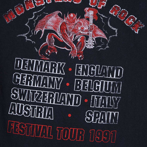 Vintage 1991 Masters Of Rock T-Shirt