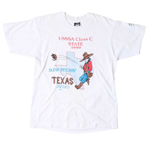Vintage 1990 USSSA Class C State T-Shirt