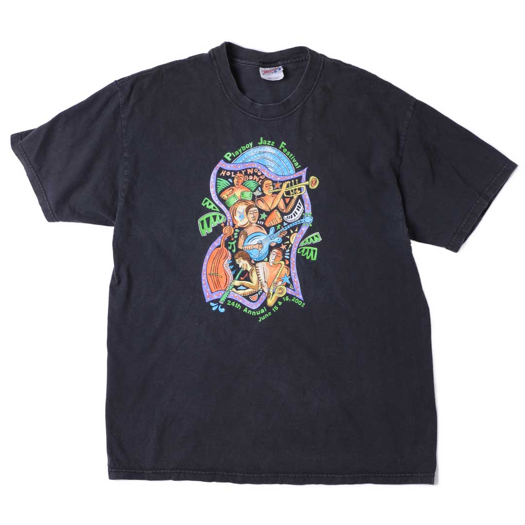 トップス PLAYBOY JAZZ FESTIVAL 2002 US L Playboy Jazz Festival 2002 Hollywood Bowl Vintage XL genuine