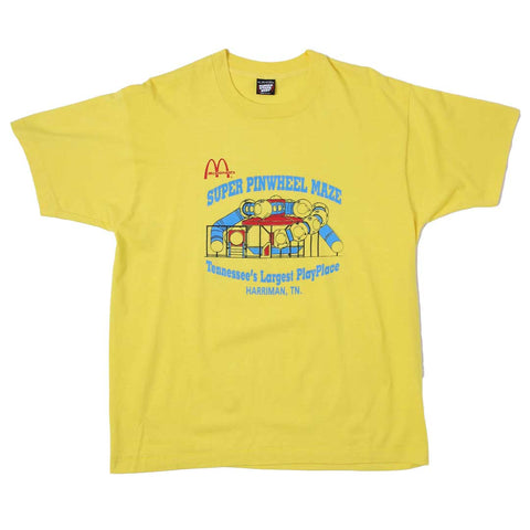 Vintage 90s McDonald's 'Super Pinwheel Maze' T-Shirt