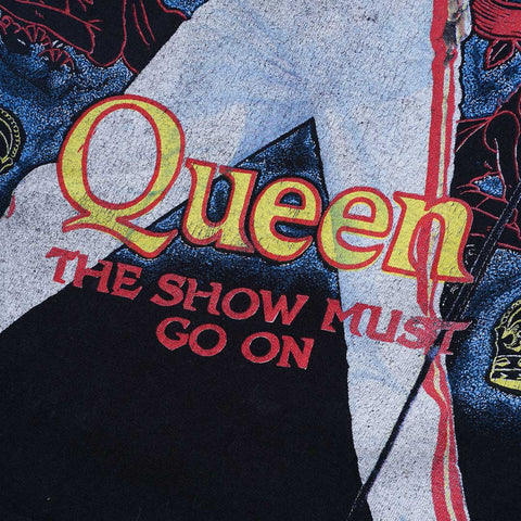 Vintage 90s Queen 'The Show Must Go On' T-Shirt