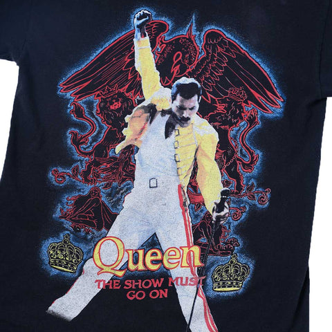 Vintage 90s Queen 'The Show Must Go On' T-Shirt