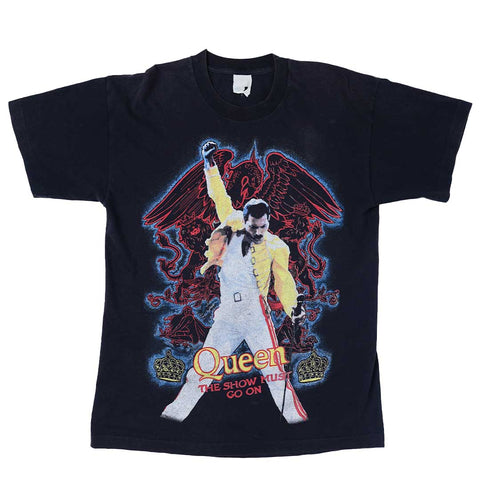 Vintage 90s Queen 'The Show Must Go On' T-Shirt