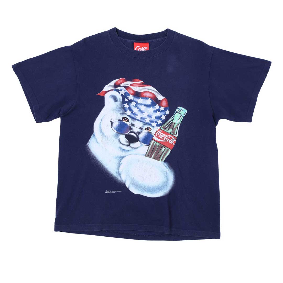 coca cola polar bear t shirt