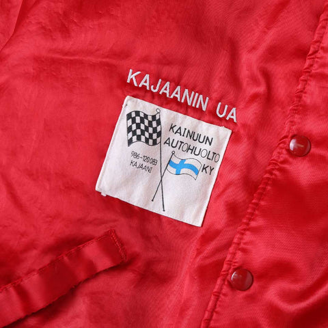 Vintage 90s Sparco Motorsport Satin Baseball Jacket
