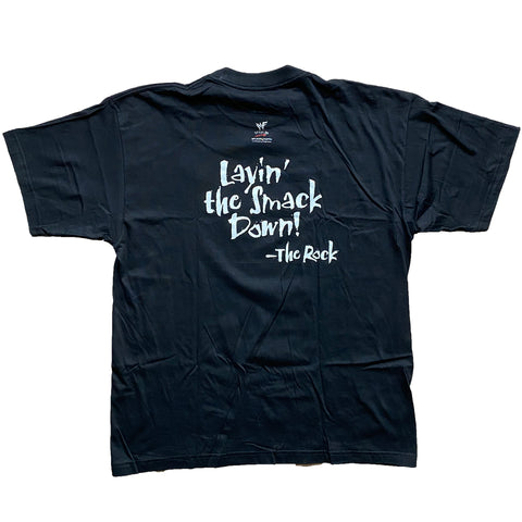 Vintage 1998 WWF The Rock 'Layin' The Smack Down' T-Shirt