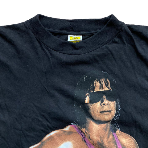 Vintage 1992 WWF Bret Hart 'European Rampage Again Tour' T-Shirt