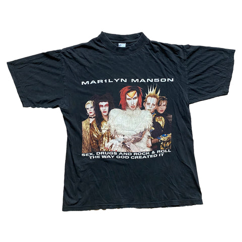 Vintage 1999 Marilyn Manson 'Rock Is Dead Tour' T-Shirt