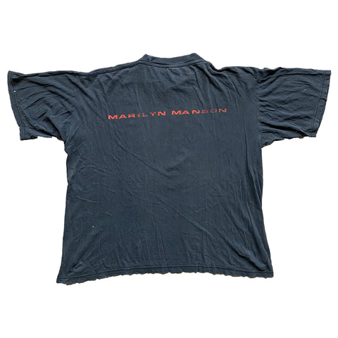 Vintage 1998 Marilyn Manson 'God Is In The TV' T-Shirt