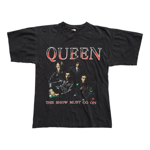 Vintage 90s Queen 'The Show Must Go On' T-Shirt