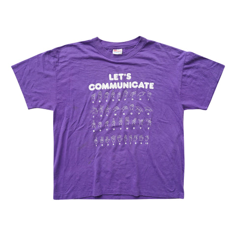Vintage 90s Let's Communicate T-Shirt
