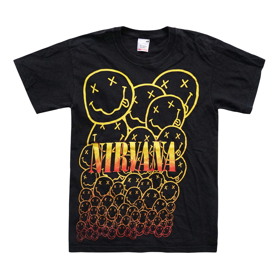 Vintage 2000s Nirvana Smiley T-Shirt – Sabbatical Vintage