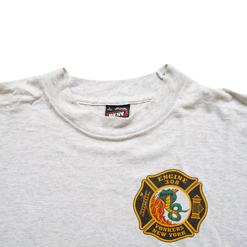 Vintage 90s Engine 308 'Yonkers, New York' T-Shirt