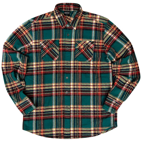 Sabbatical Recycle Program Flannel Green Multi