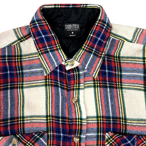 Sabbatical Recycle Program Flannel White Multi